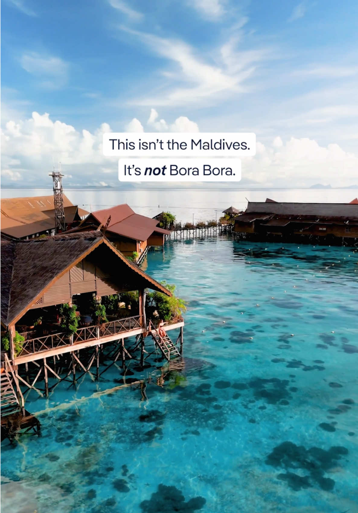 Remote Overwater Stays Near Sipadan Island Dive Site