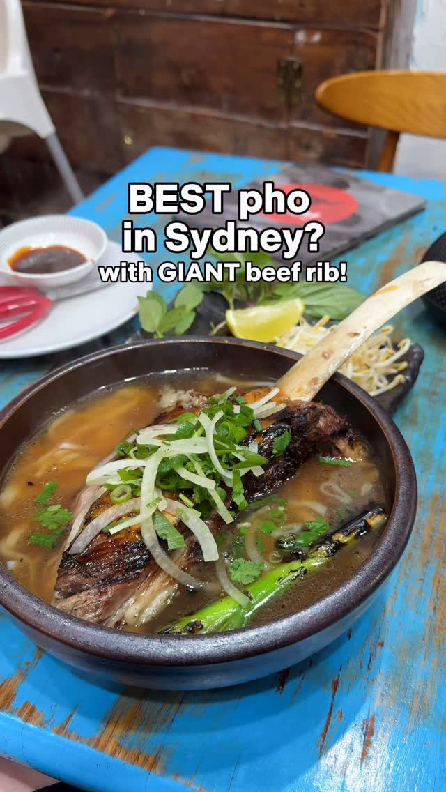 Giant Beef Rib Pho In Bankstown