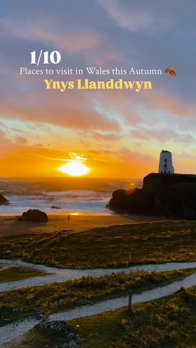 Ynys Llanddwyn's Autumn Sunset Charm