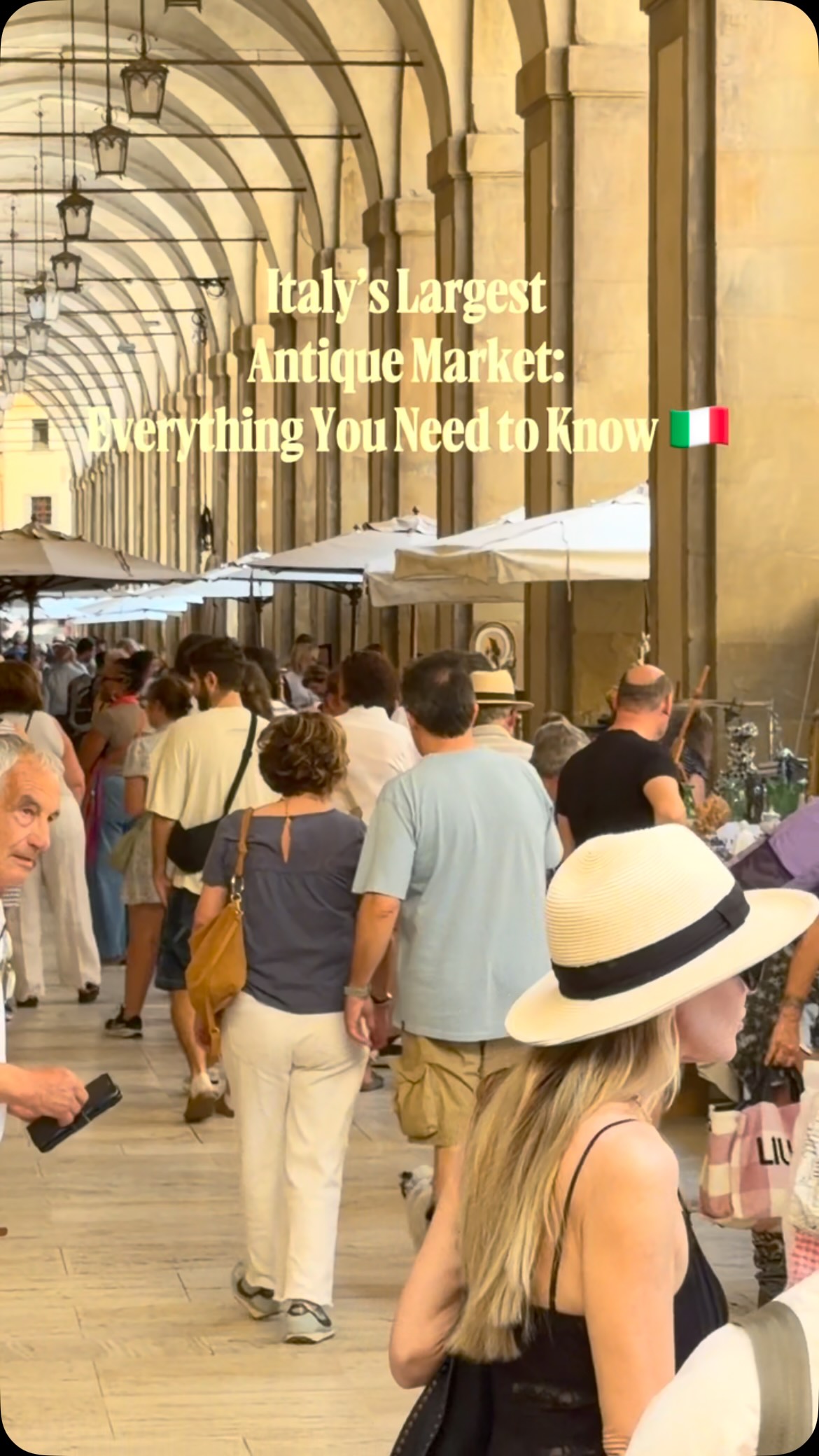Arezzo's Antique Market Draws Visitors To Tuscany