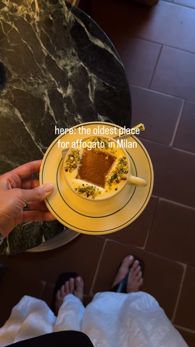 Oldest Affogato Shop in Milan