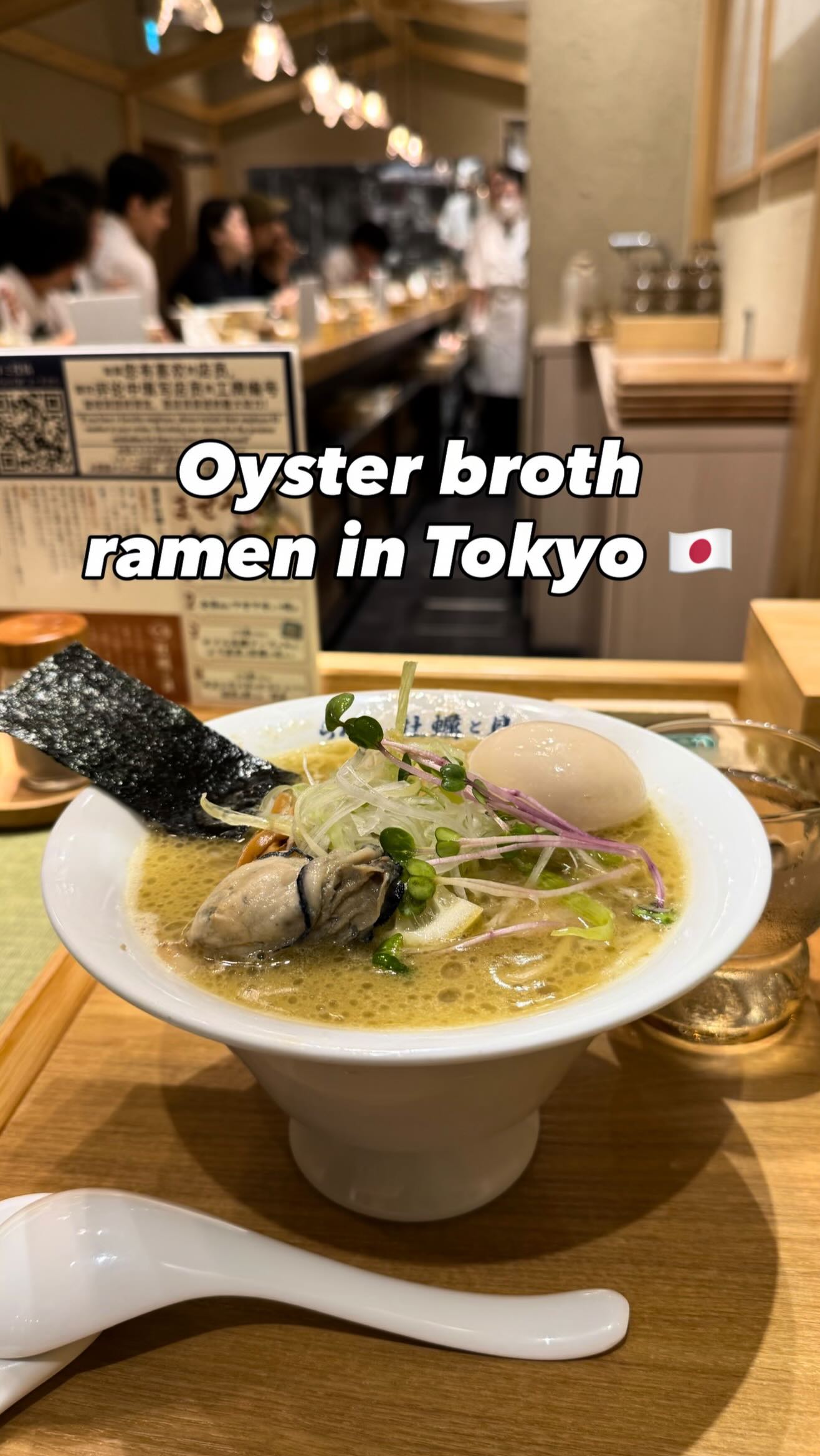 Oyster Ramen With Umami Broth In Tokyo