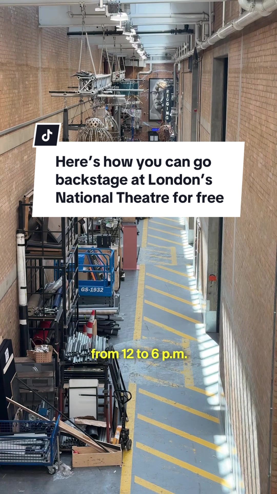 National Theatre Backstage Walkway Tours