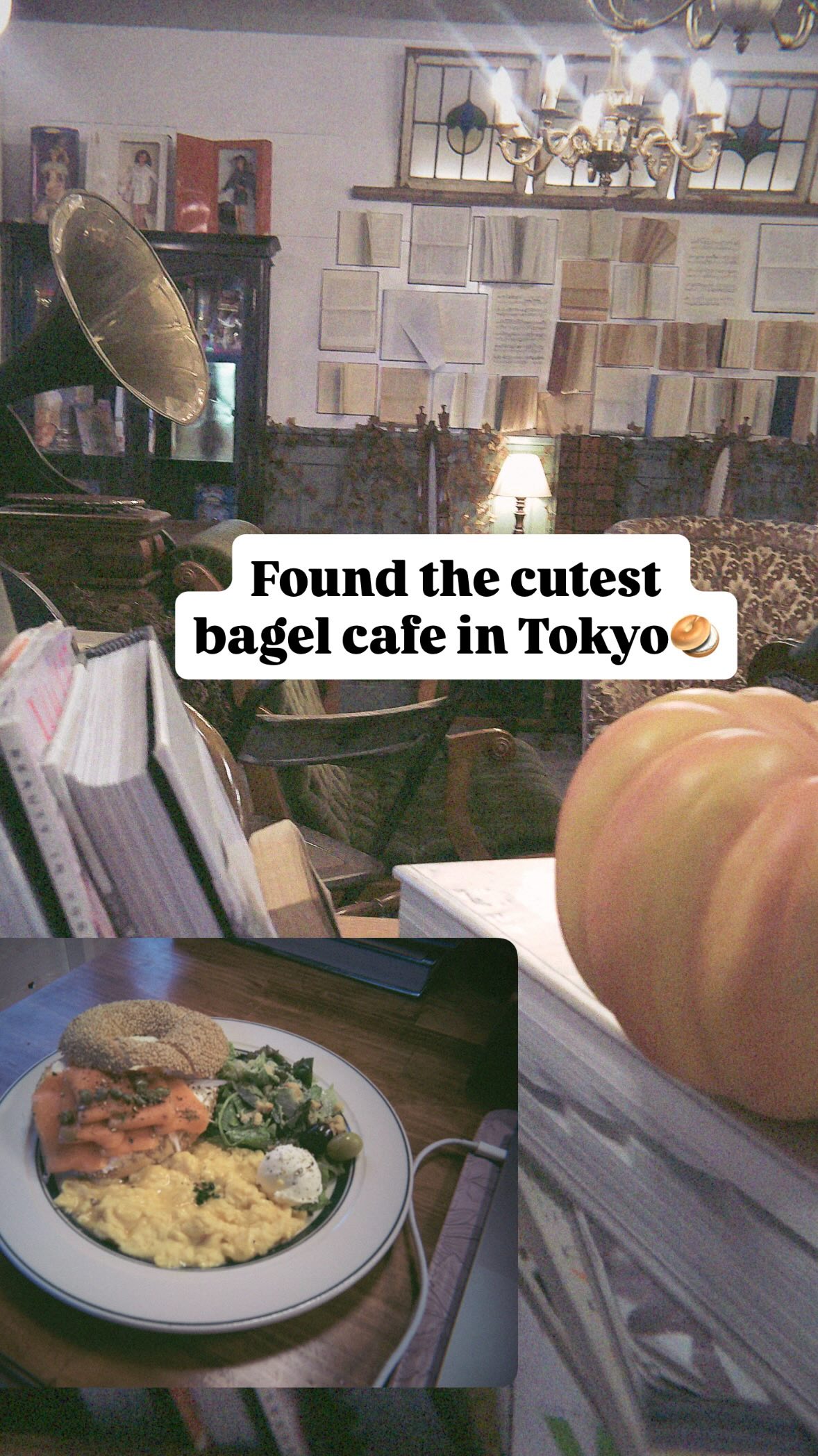 Cozy Tokyo Bagel Cafe Filled With Antiques
