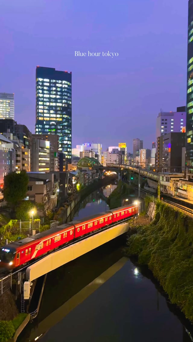 Blue Hour Mystique Over Tokyo
