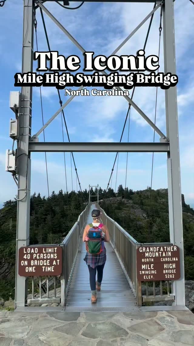 Grandfather Mountain's Mile High Swinging Bridge