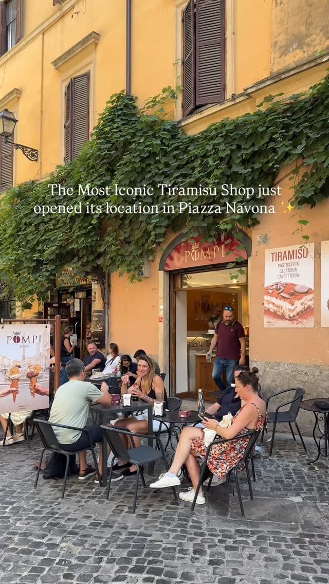 Pompi Tiramisu Opens Near Piazza Navona