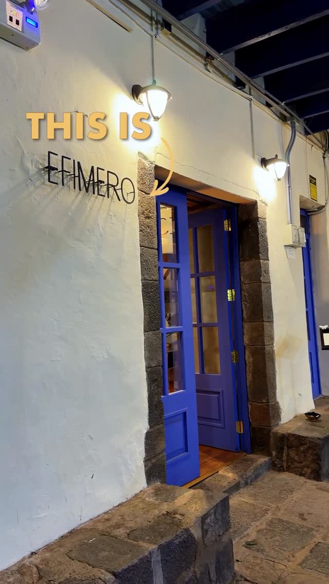 Efimero: Cusco's Creative Culinary Gem