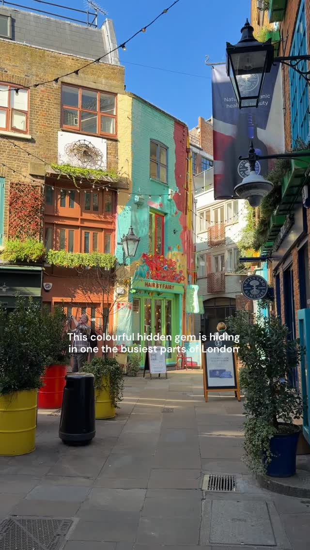 London's Secret Colorful Courtyard Destination