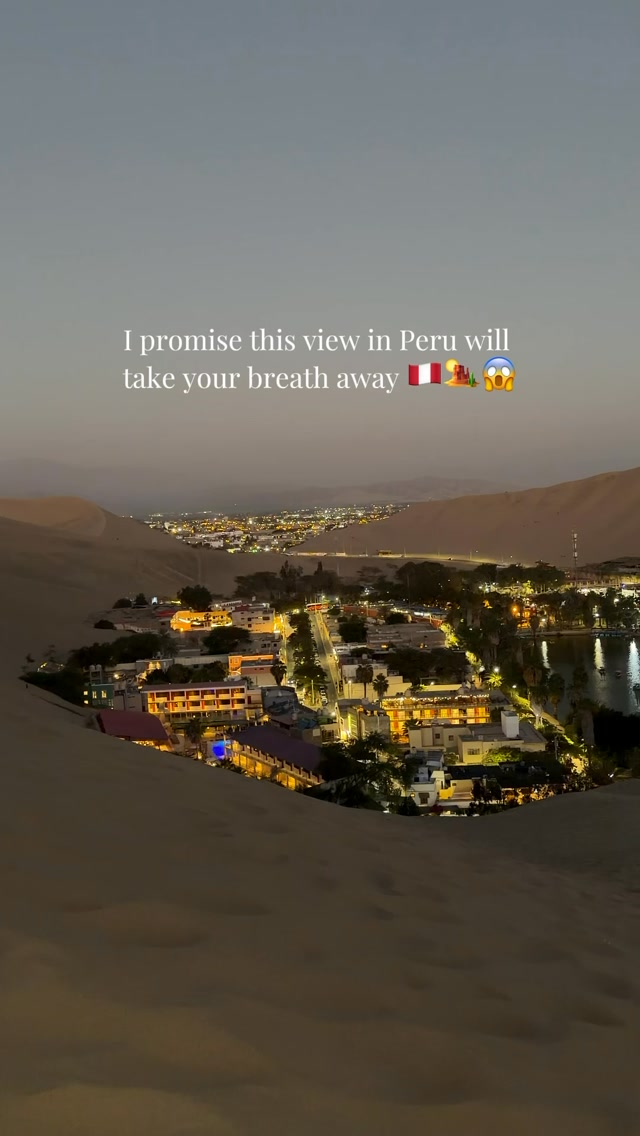 Desert Oasis Town in Peru