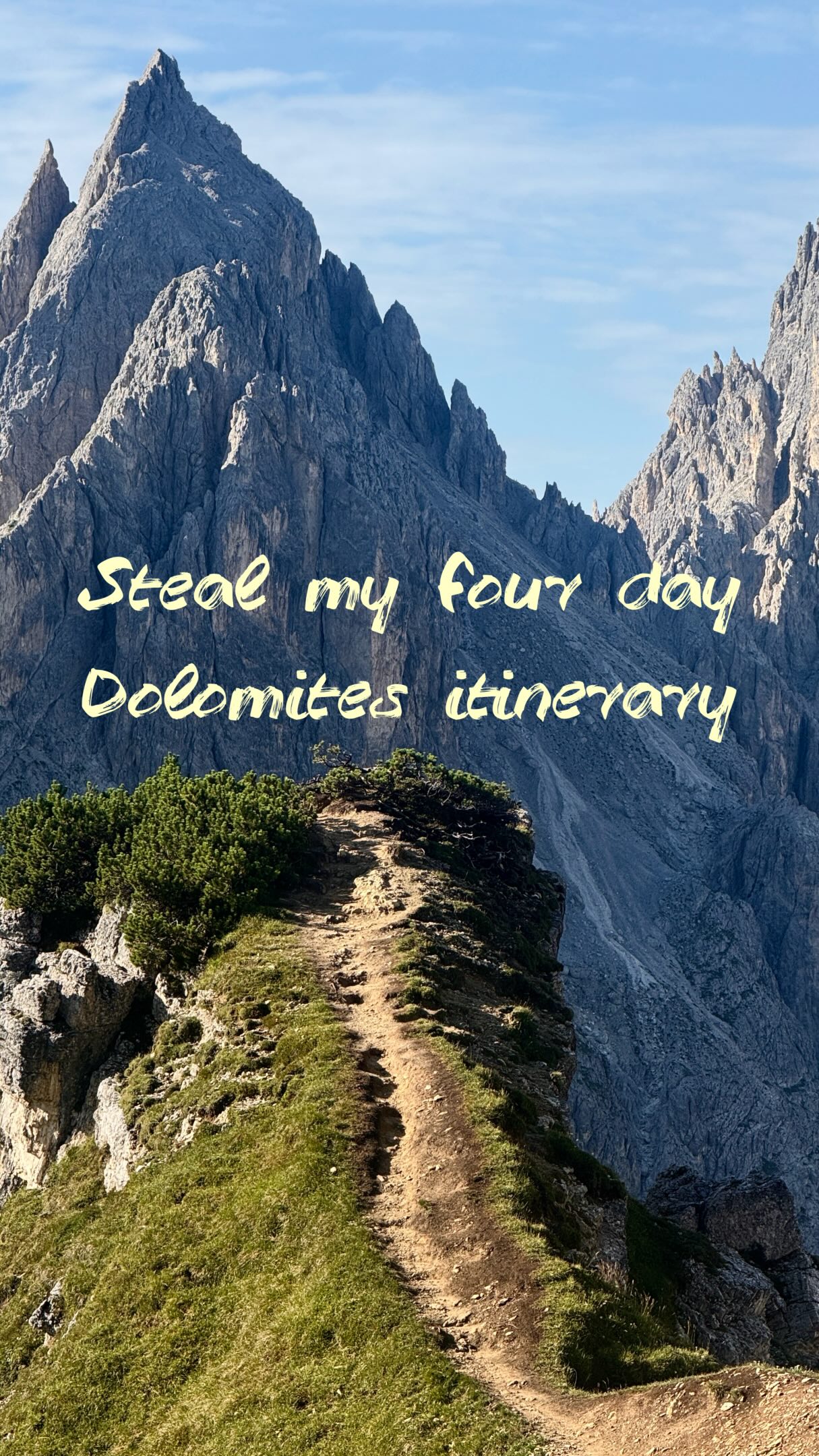 Dolomites Itinerary: Lakes, Peaks, and Hiking Trails