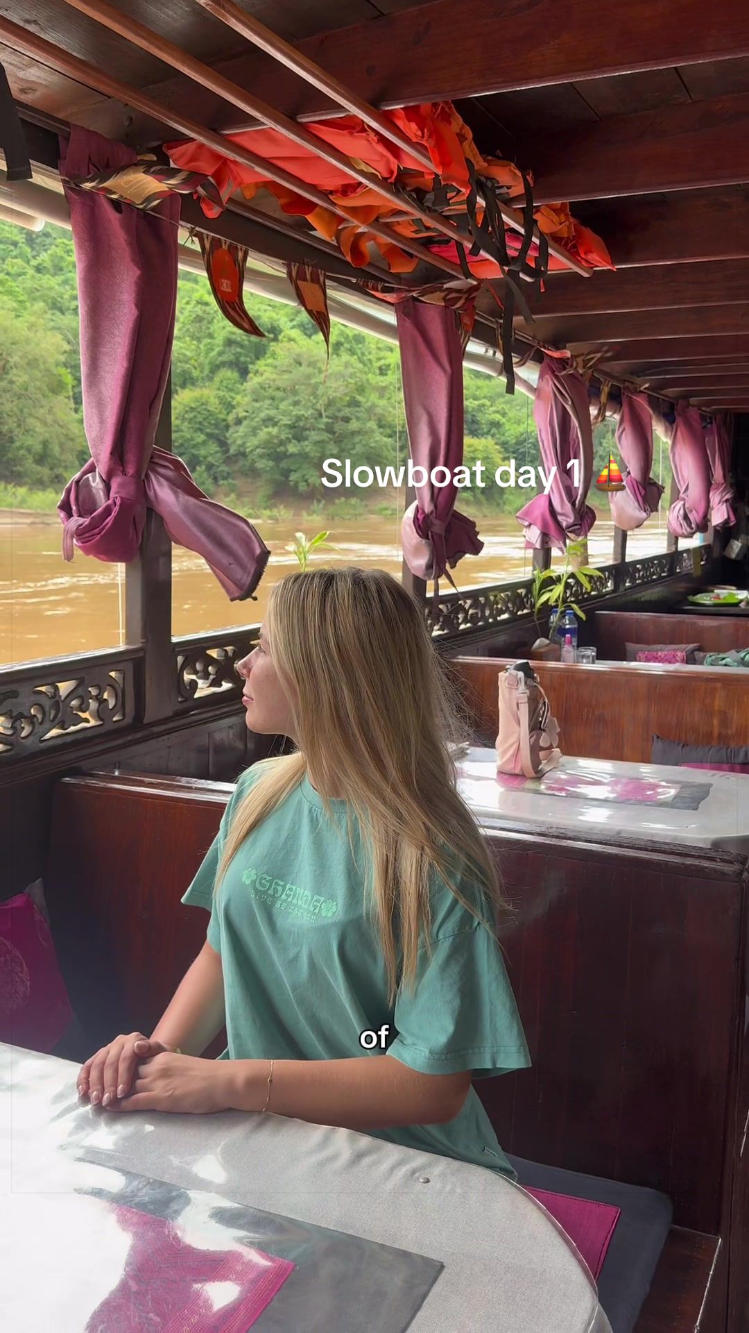 Slowboat Journey on the Mekong River