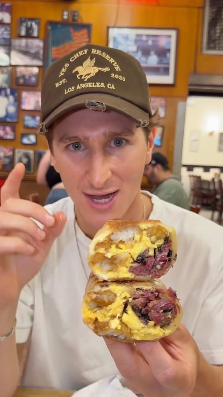 Katz's Deli Pastrami Burrito At Yes Chef Food Fest