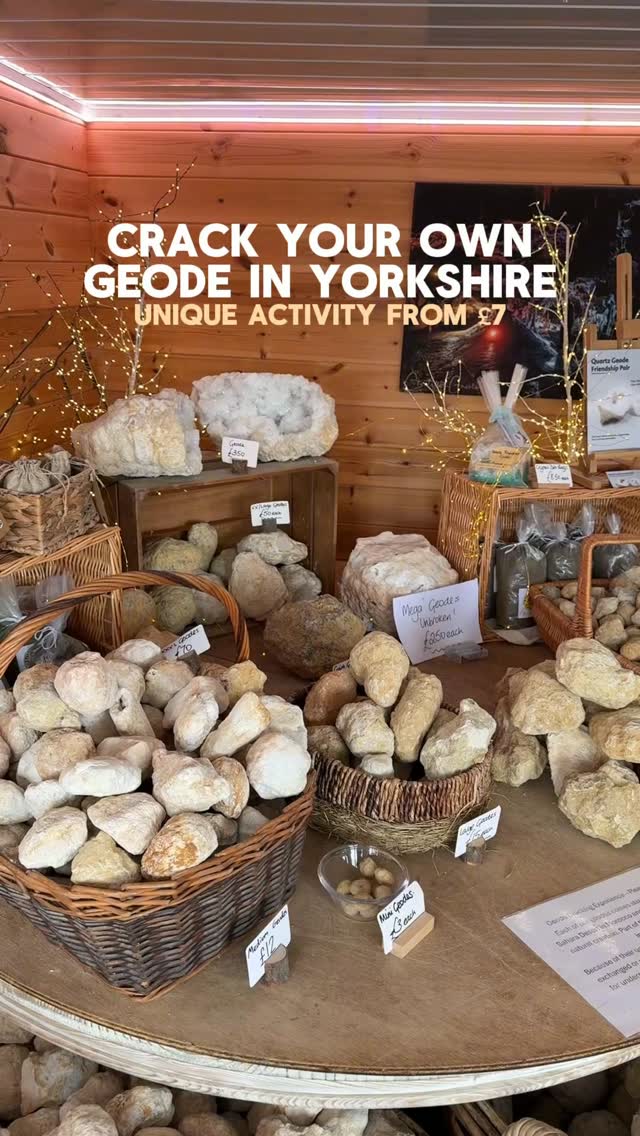 Crack Your Own Geode At Stump Cross Caverns