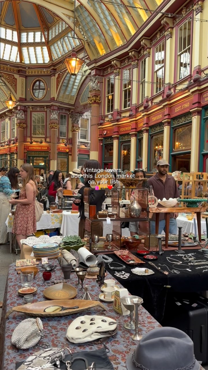 Leadenhall Market's Monthly Vintage Delights