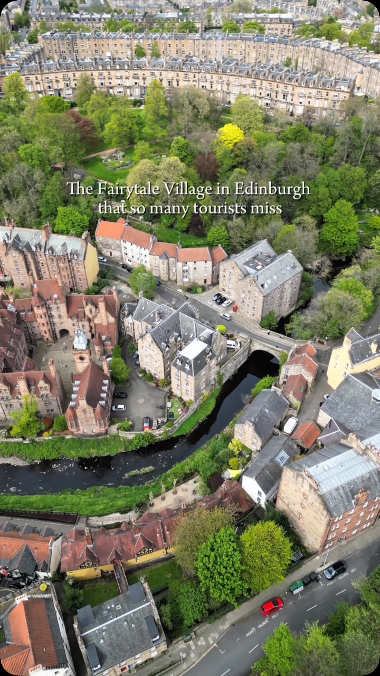 Edinburgh's Dean Village and Bonham Hotel
