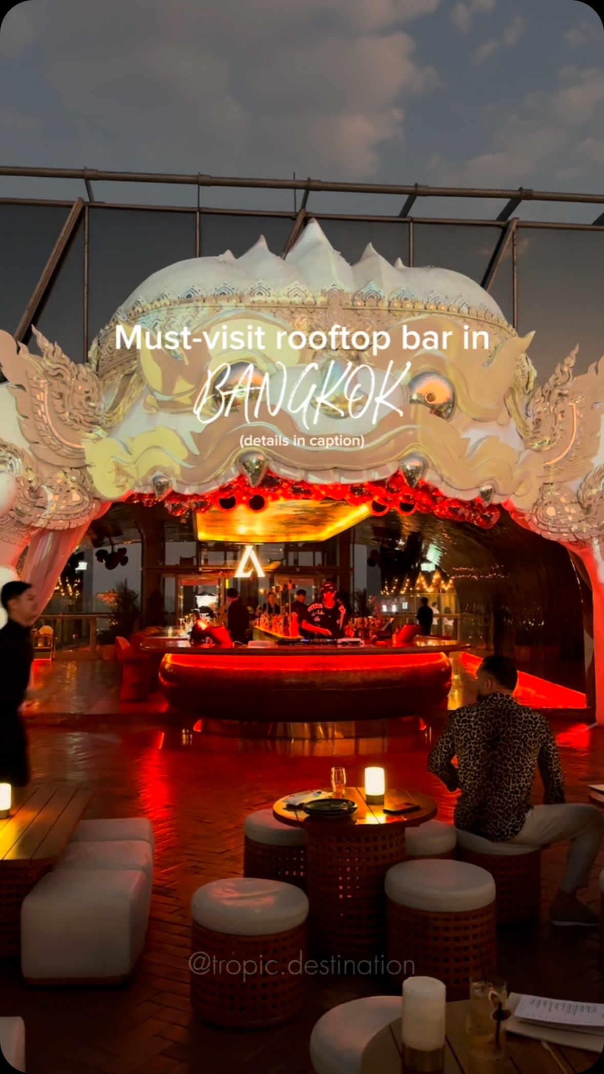 Bangkok Rooftop Bar Offers Lanterns, Views, and Shows