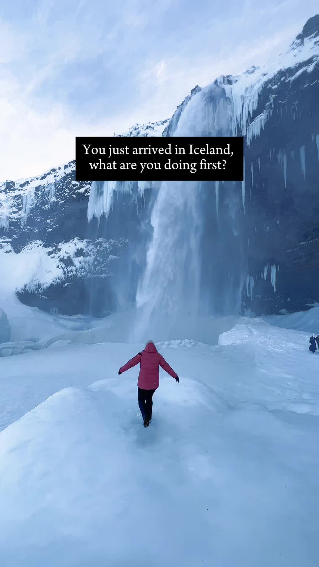 Iceland's Winter Wonders: Fissures, Falls, and Fire