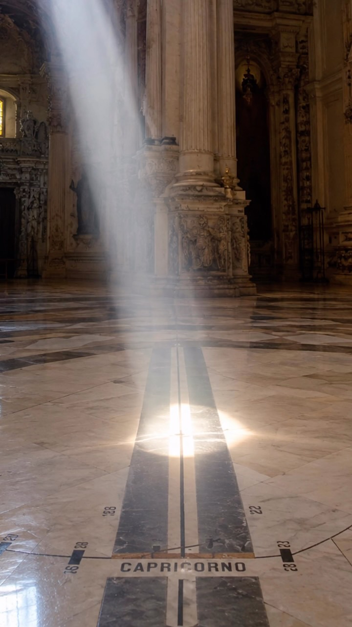 Duomo di San Giorgio Features Ancient Sundial