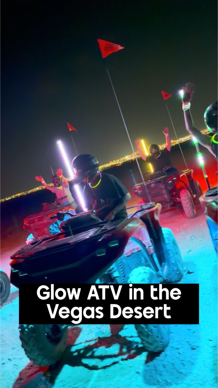Las Vegas Desert Night ATV Tours With Glowing Strip