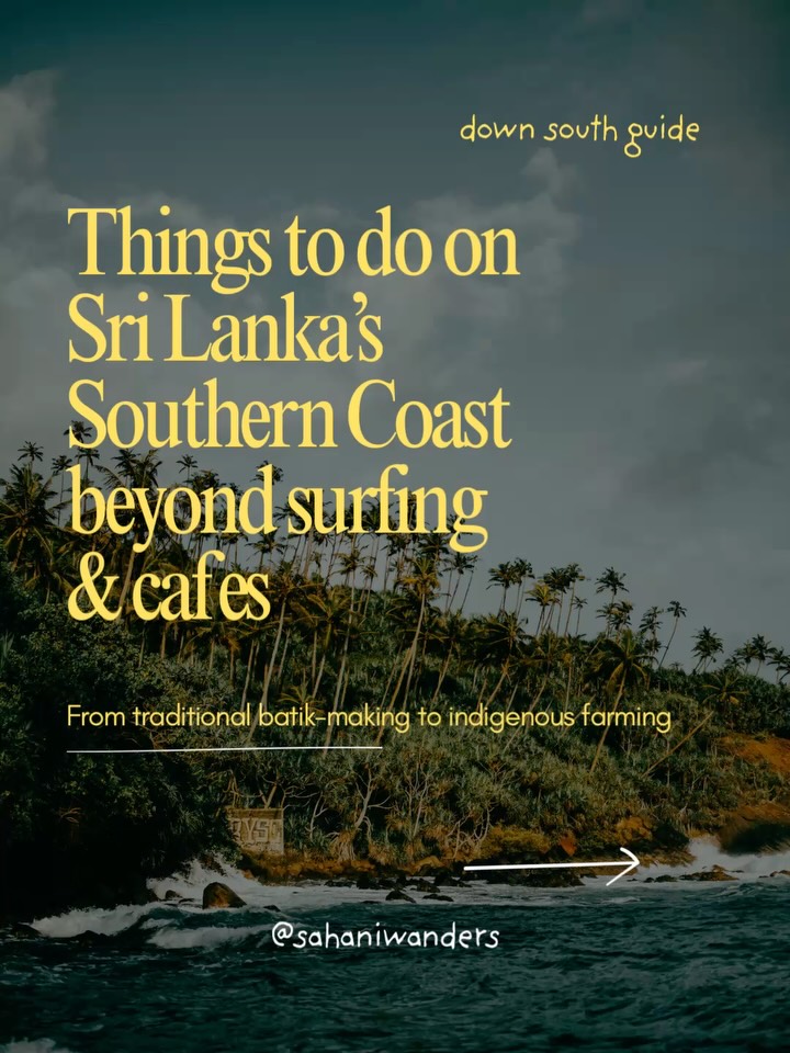 Southern Sri Lanka's Cultural And Sustainable Tourism