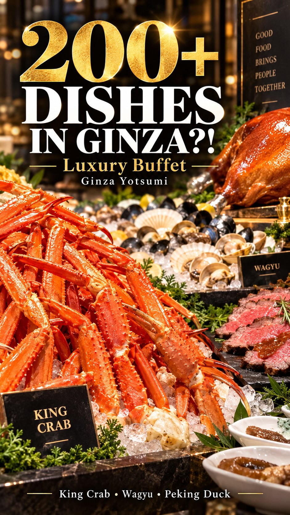 Luxury Seafood Buffet in Ginza