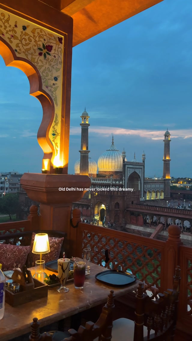 New Rooftop Cafe Near Jama Masjid