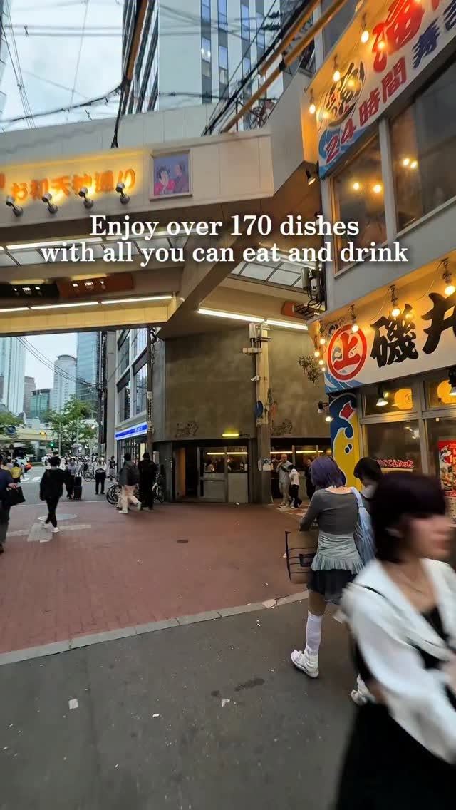 Osaka Izakaya Offers All-You-Can-Eat Feast