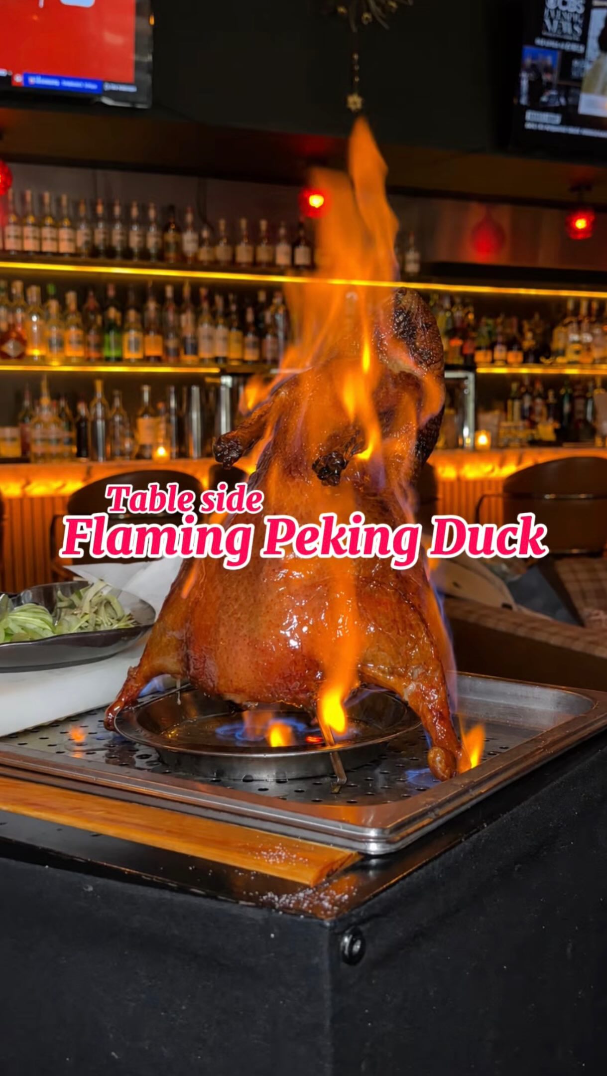 Golden Wuish Offers Flaming Peking Duck