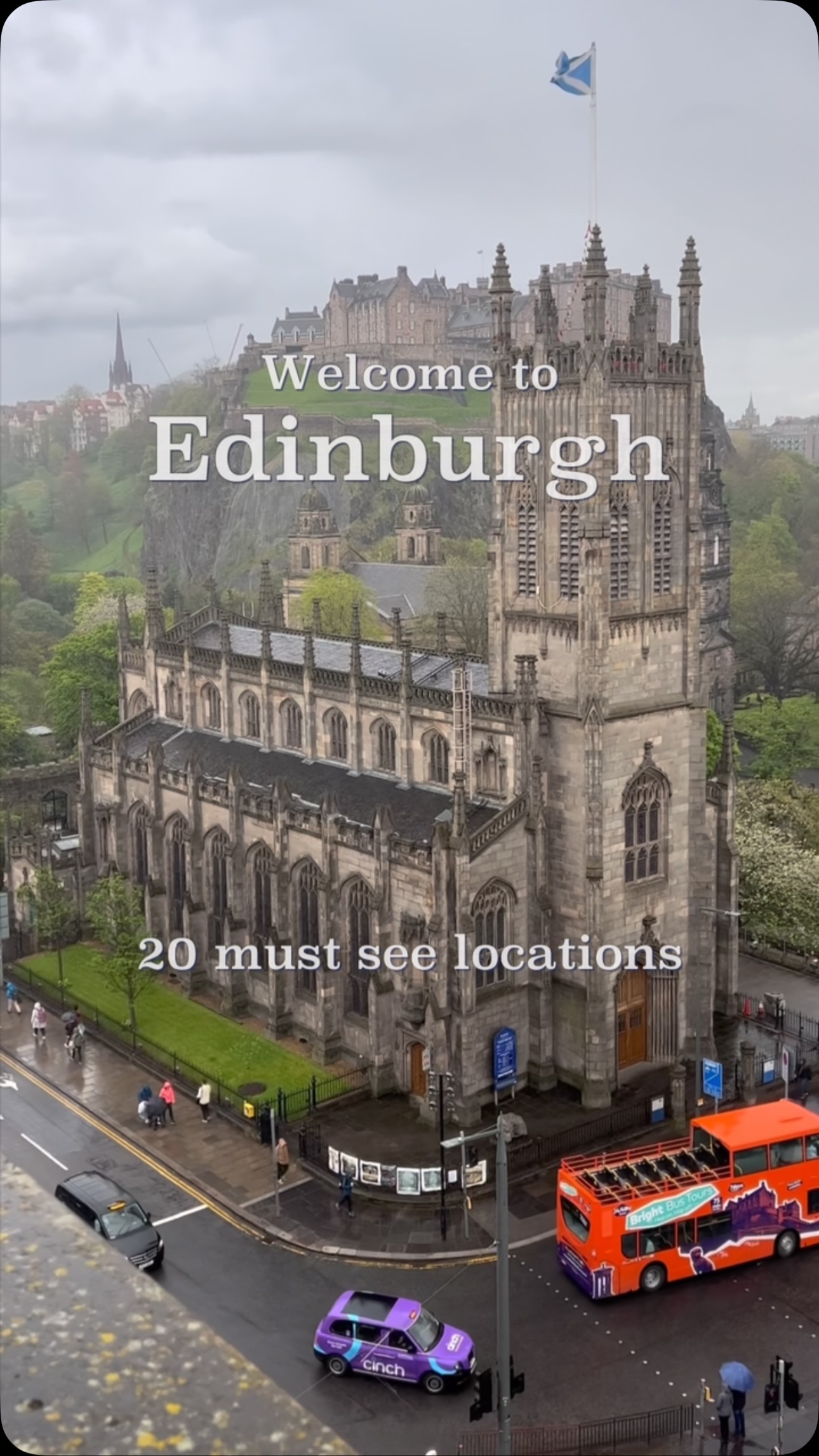 Top 20 Edinburgh Landmarks and Streets