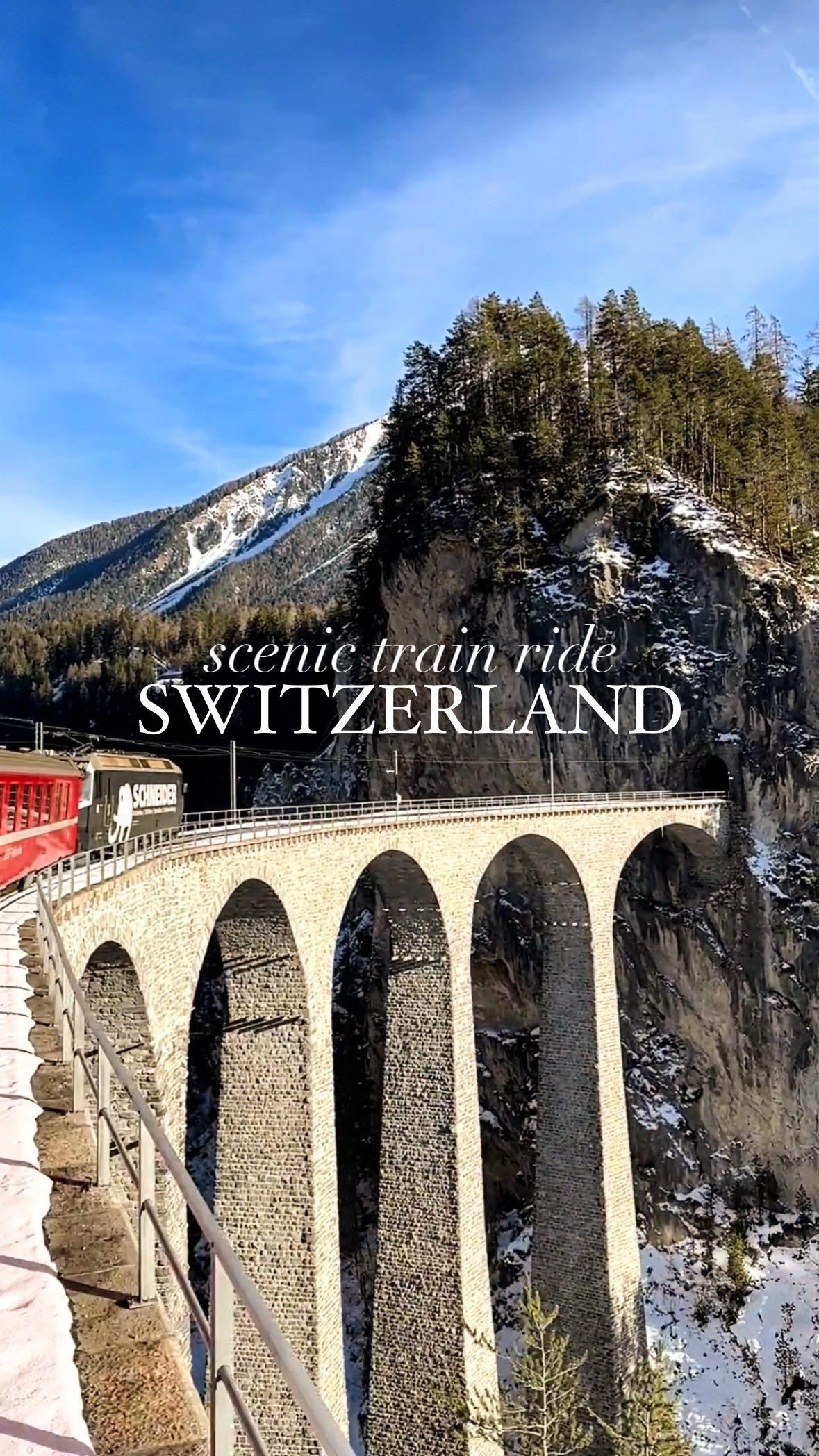 Swiss Alps Train and Ski Destinations