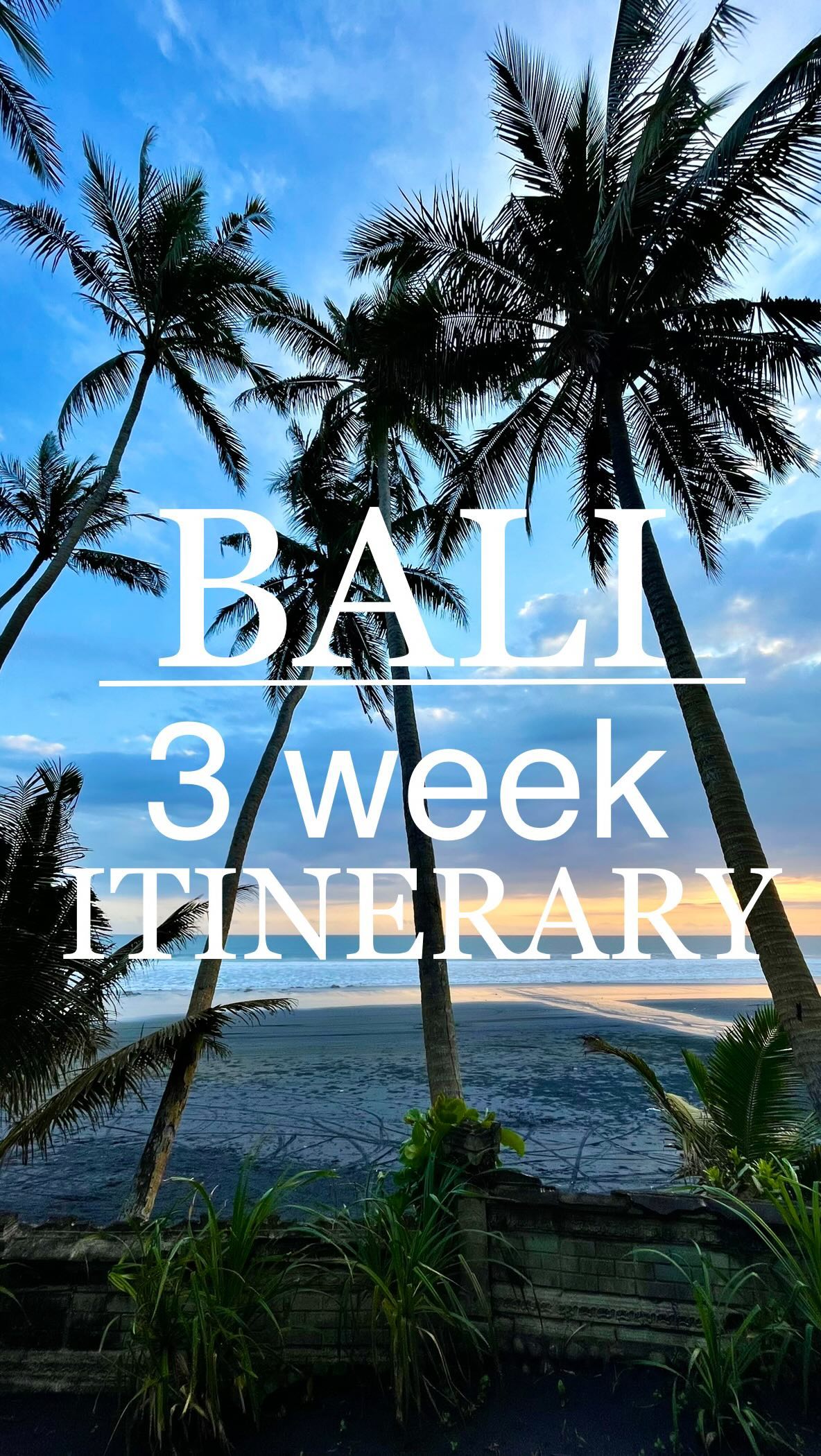 Bali Travel Itinerary: Seminyak to Gili Trawangan