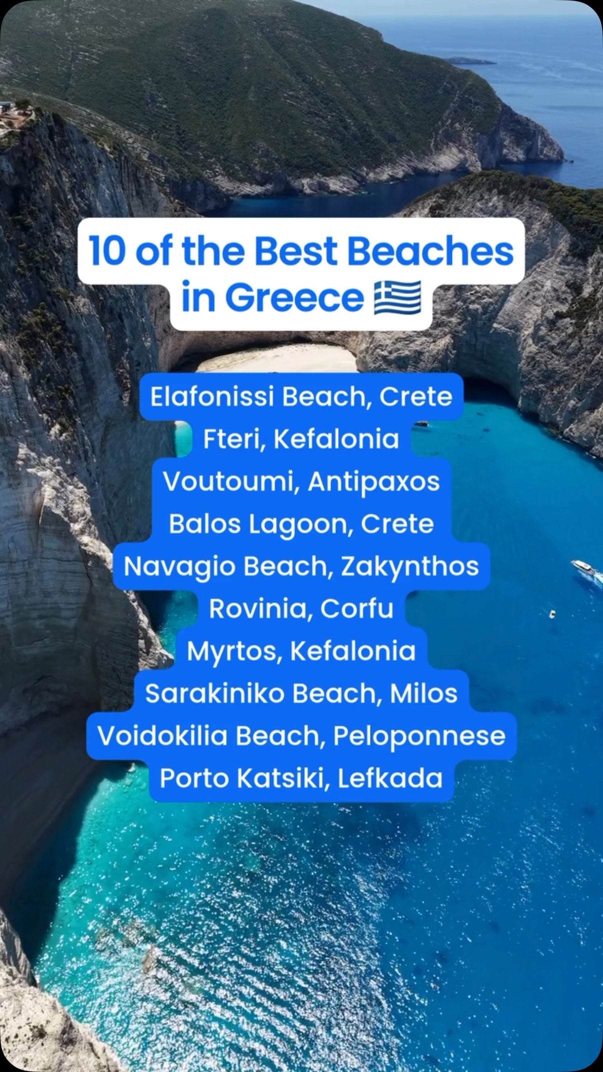 Ten Breathtaking Greek Beaches With Turquoise Waters