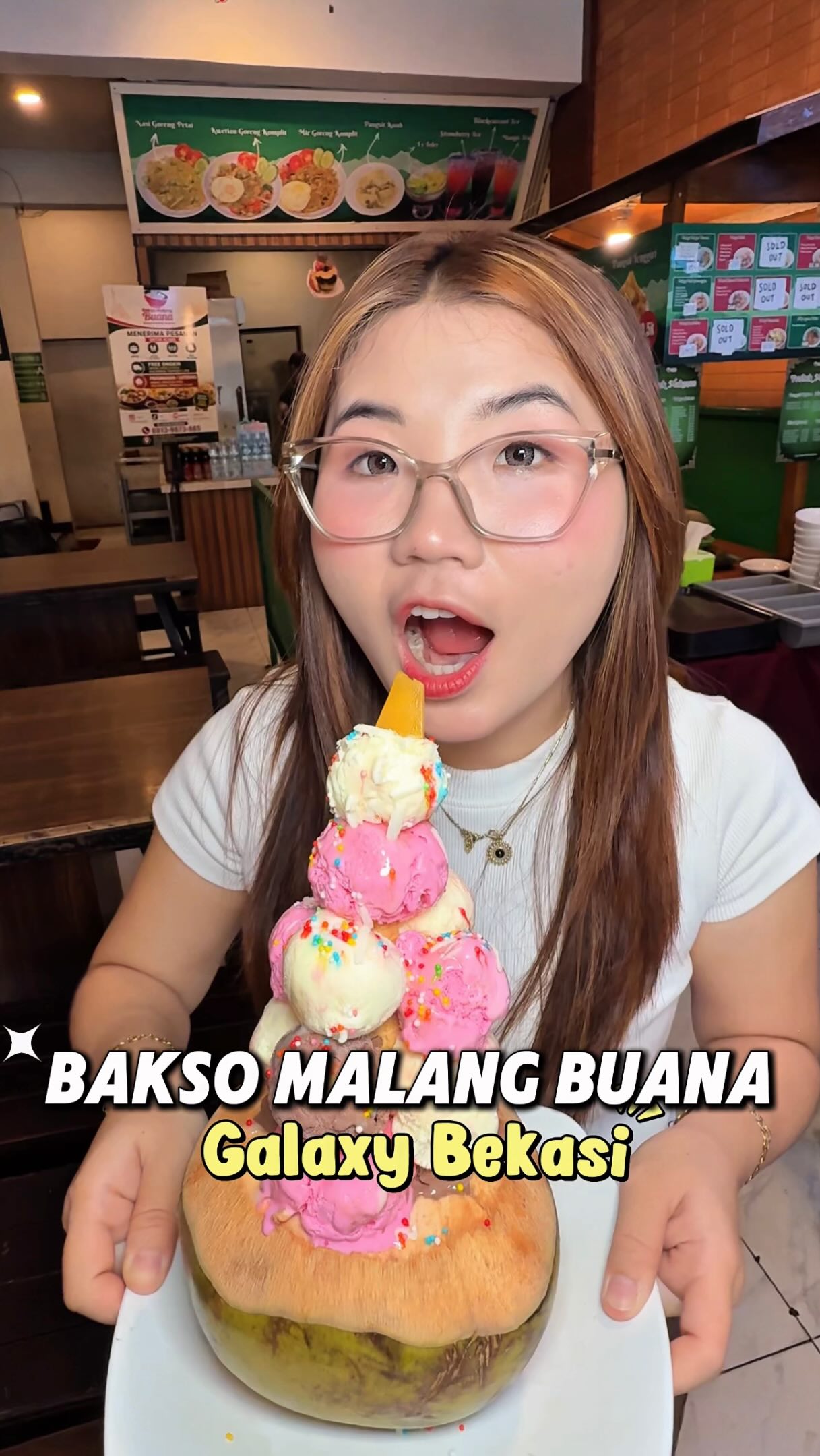 Bakso Malang Buana: Ice Cream Towers and Meatball Soup