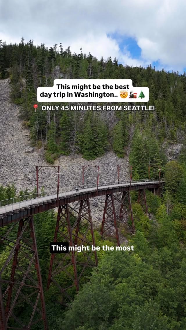 Washington Day Trip: Tunnel Ride to Cascades