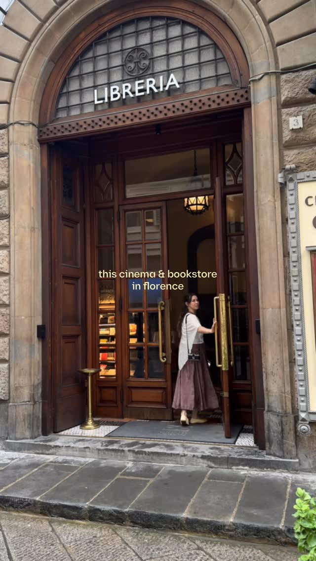 Cinema And Bookstore Combined In Florence