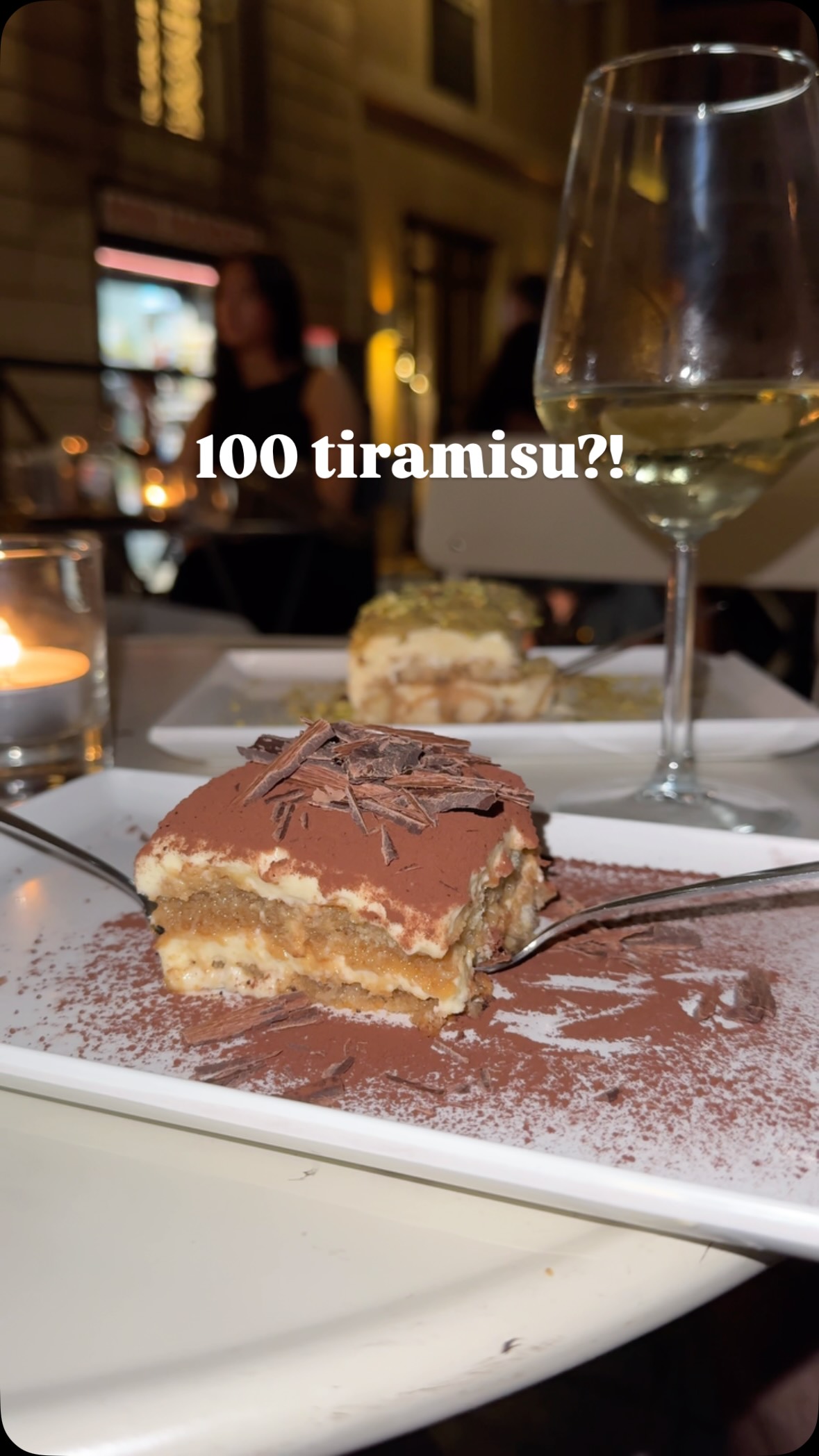 Dessert Shop Near Trevi Fountain Sells Delicious Tiramisu