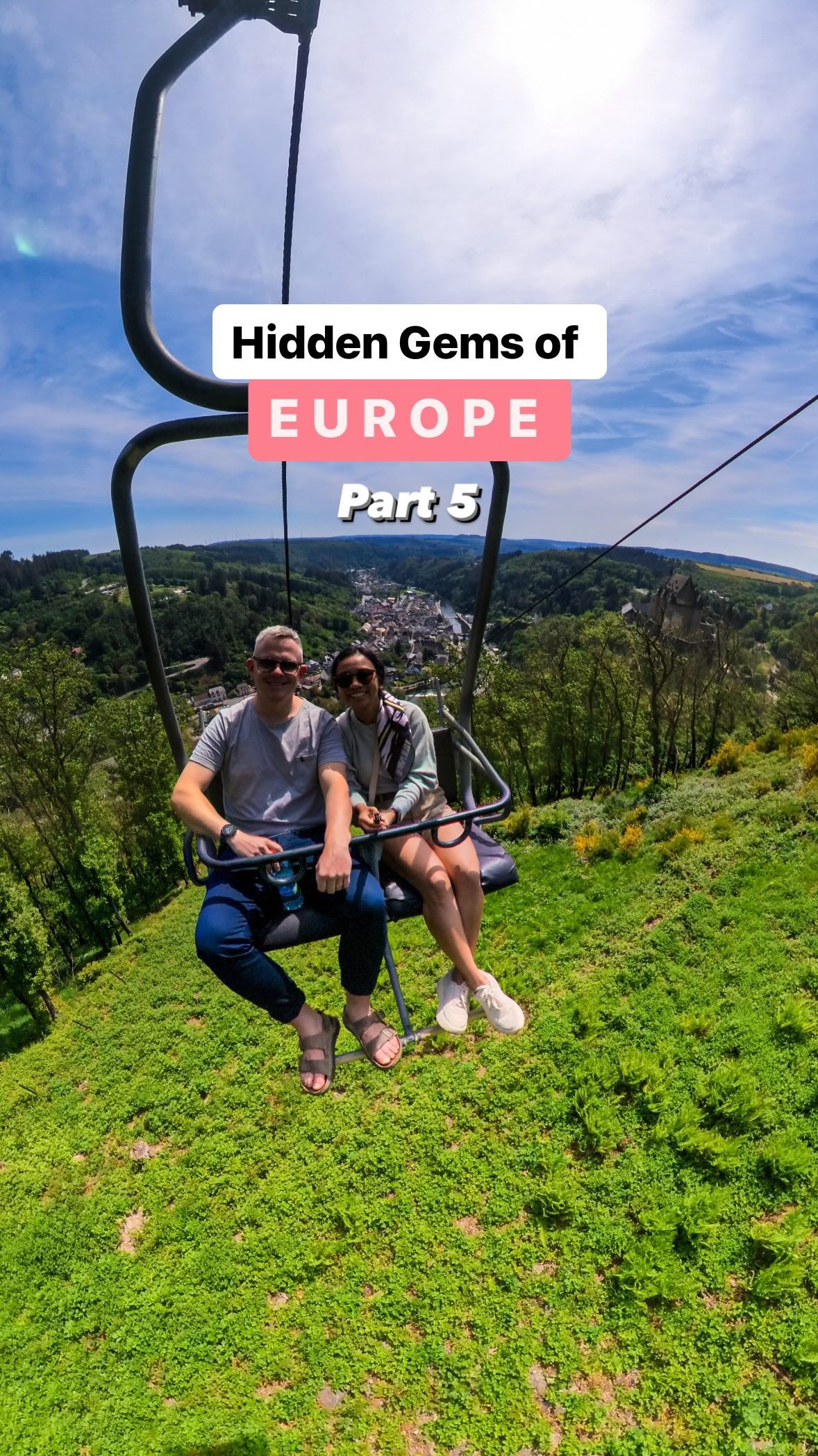 Vianden Castle and Chairlift Scenic European Gem