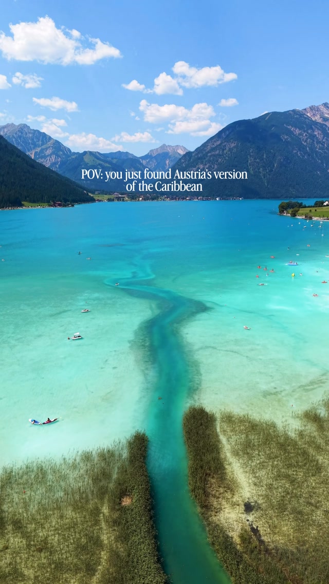 Tyrolean Lake Offers Caribbean-Like Scenery