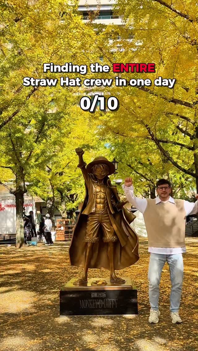 One Piece Statues Across Kumamoto
