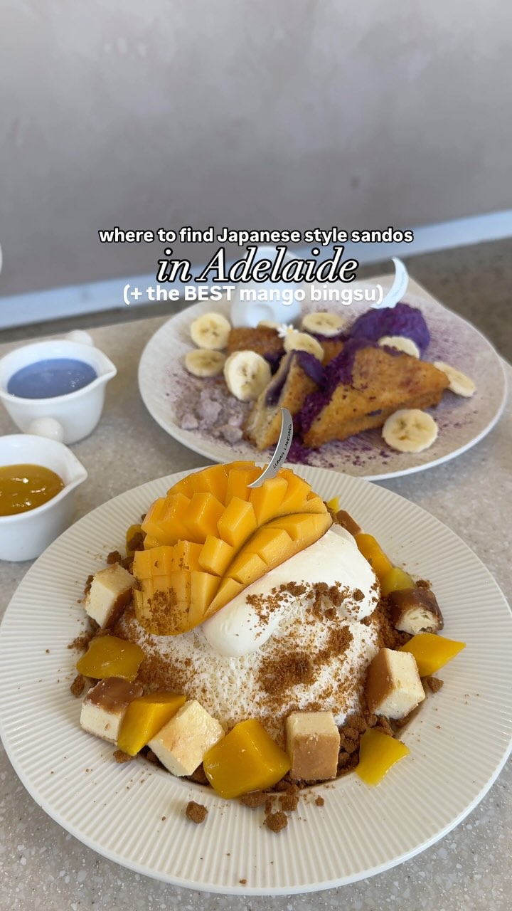 Cafe Serves Japanese Sandos and Mango Bingsu