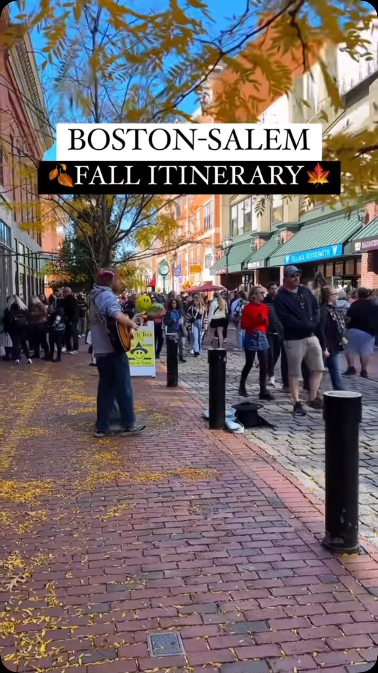 Boston and Salem Fall Itinerary