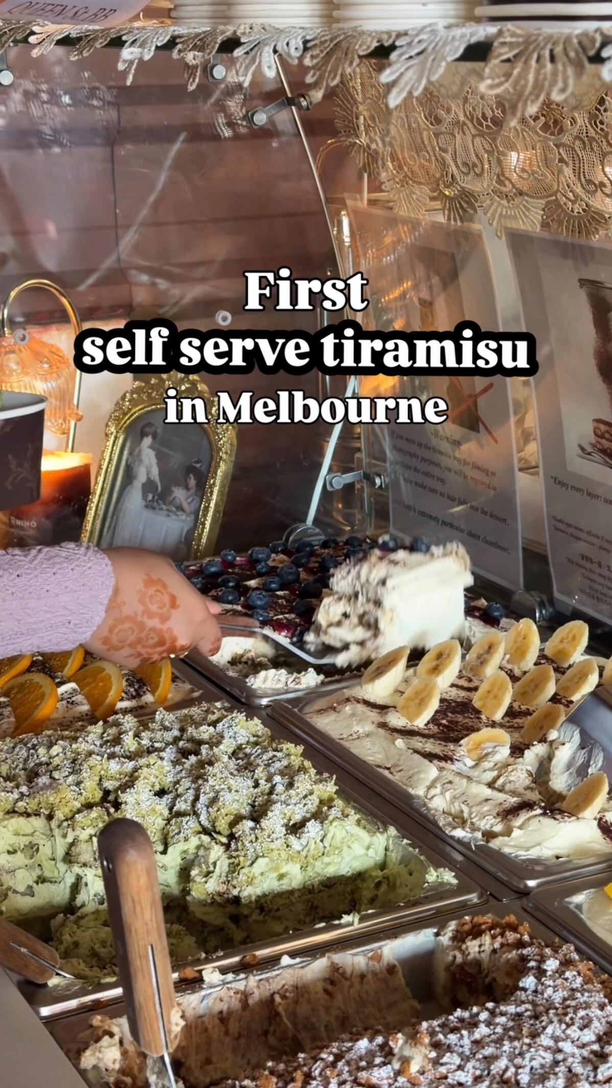 Self-Serve Tiramisu Spot in Melbourne