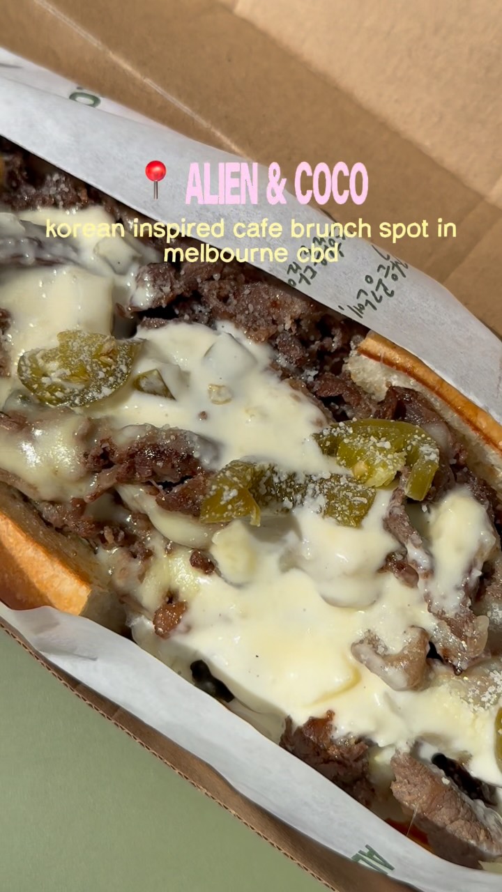 Hidden Melbourne Cafe Serves Korean BBQ Cheesesteak