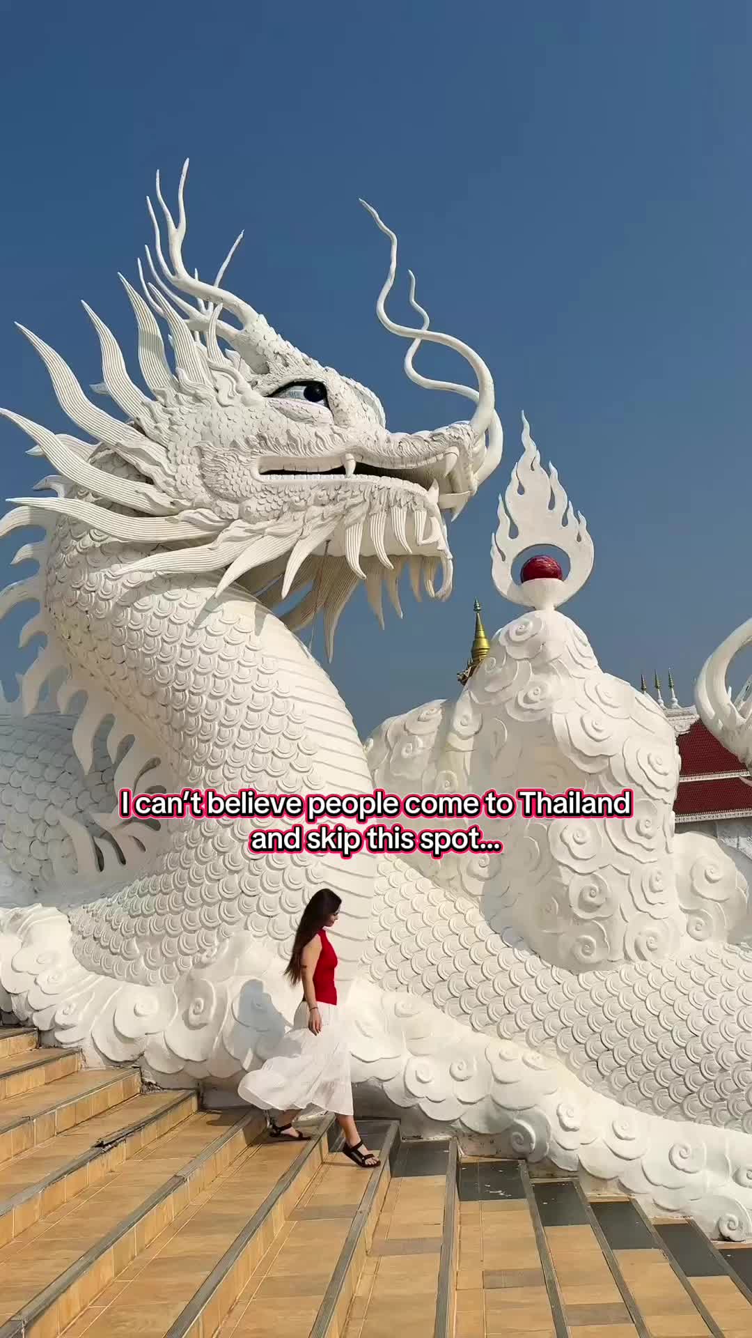 Chiang Rai's Underrated Temple With Dragon Stairs