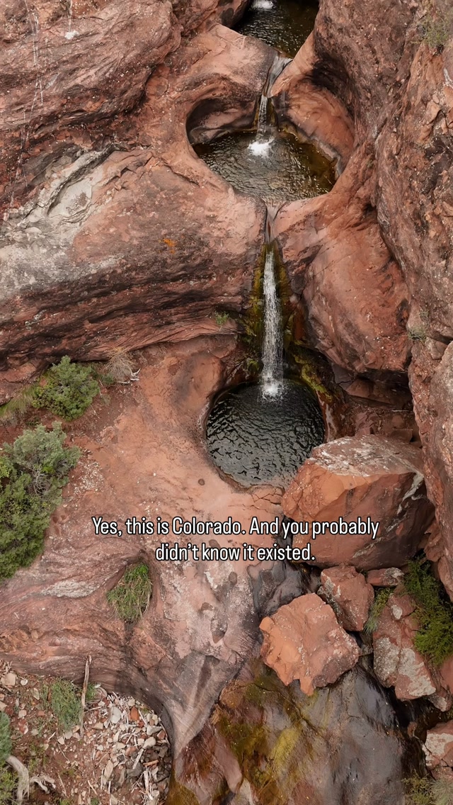 Hayes Creek Falls: Colorado's Cascading Red Rock Beauty
