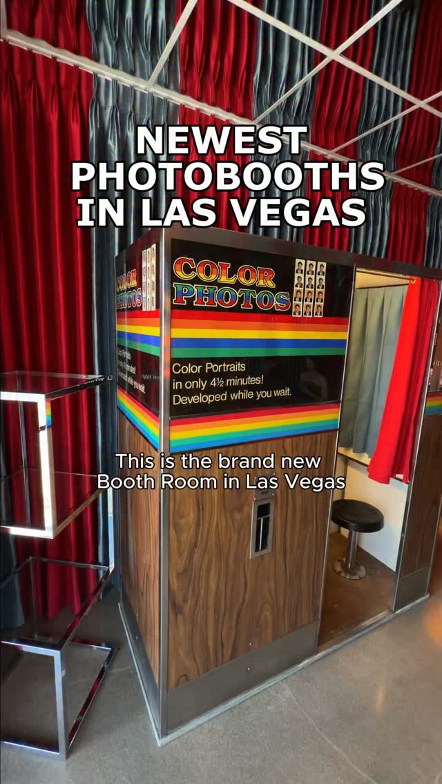 Vintage Vegas Photobooths Offer Retro Fun