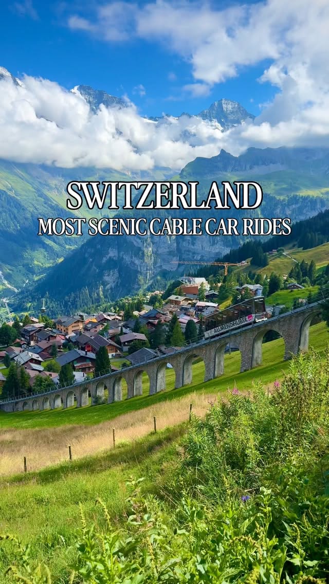 Breathtaking Swiss Mountain Cable Car Journeys