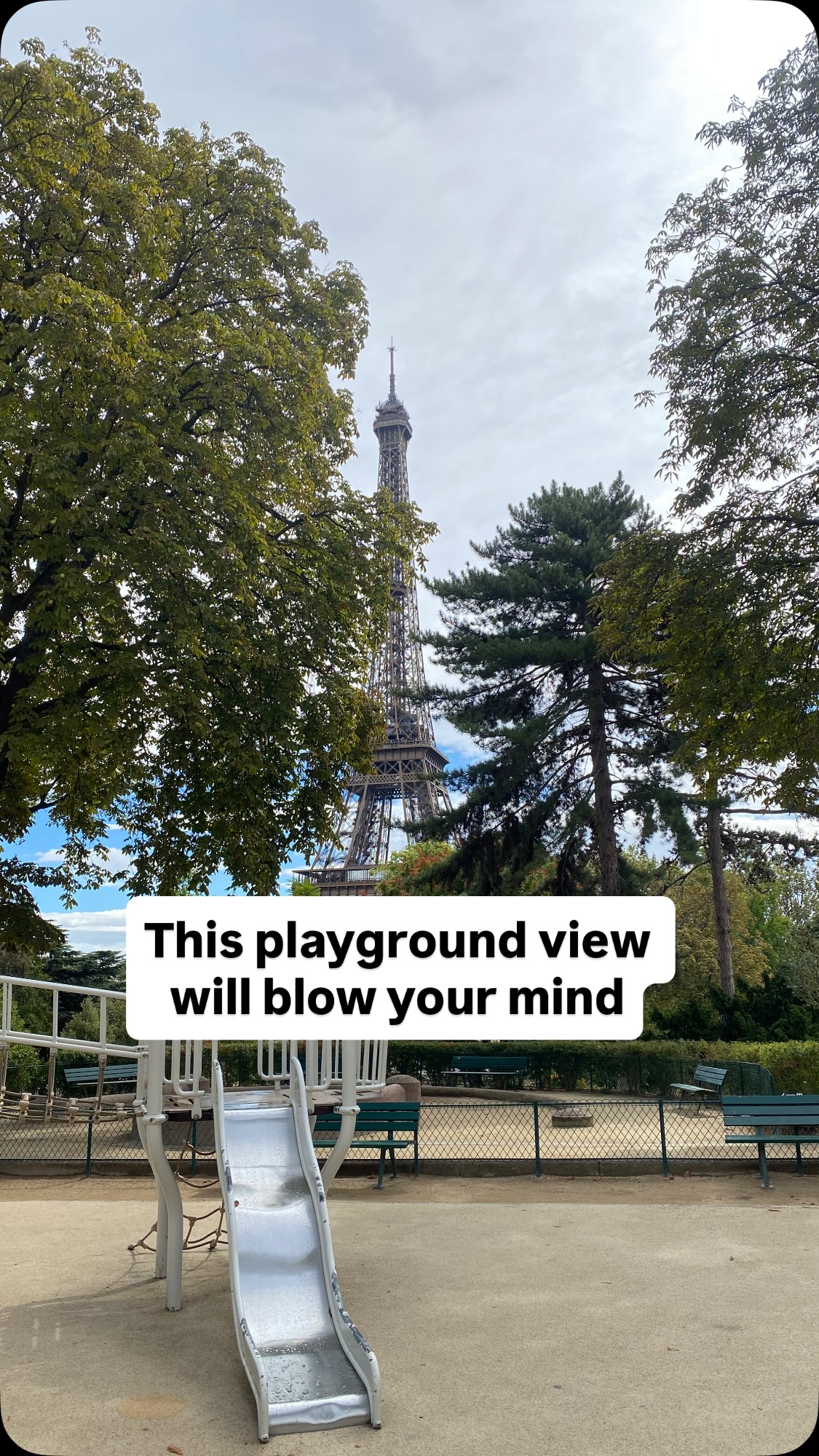 Parisian Playgrounds With Eiffel Tower Views