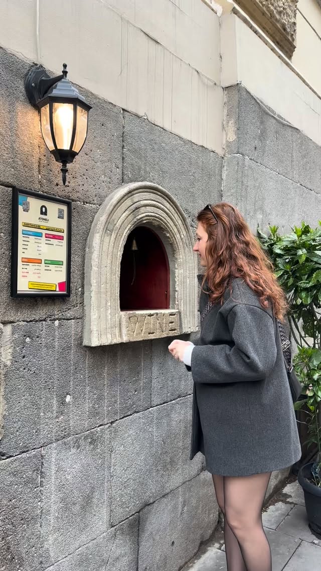 Tbilisi's Wine Window Near Liberty Square